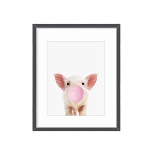 Pig 🐷 Bubble Gum Print